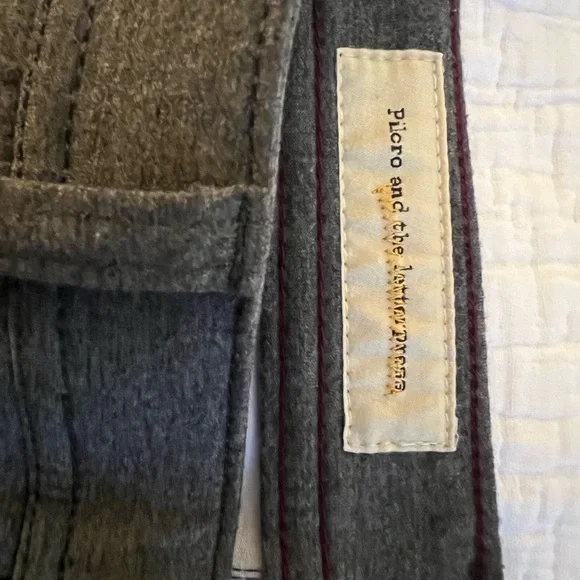 Anthropologie Pilcro Letterpress Serif Ponte leggings size 28. - Picture 7 of 8